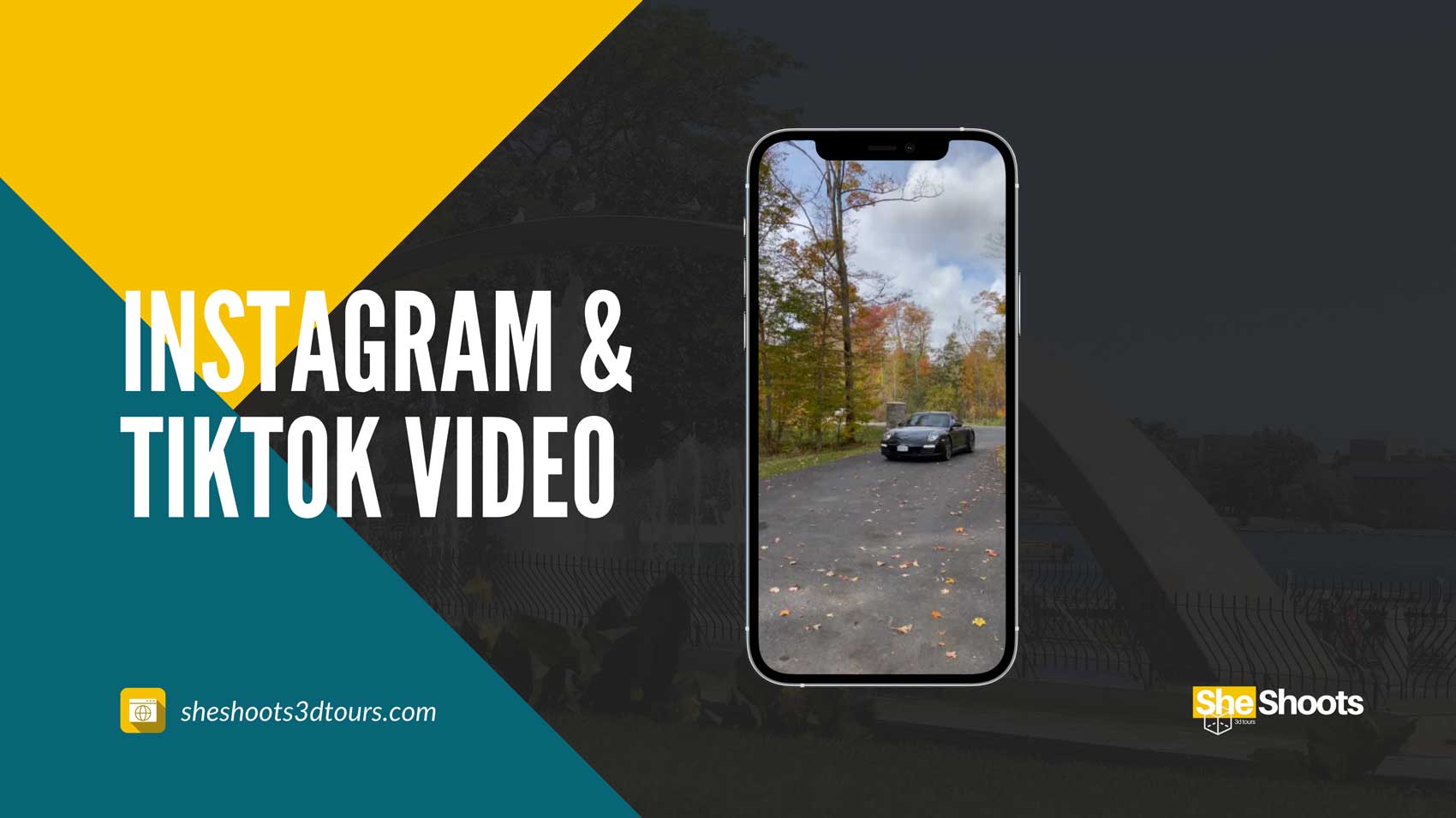 Image displaying instagram and tick too video