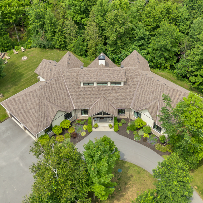 Drone photos of a local real estate listing with Real Estate Photography in Kingston, ON