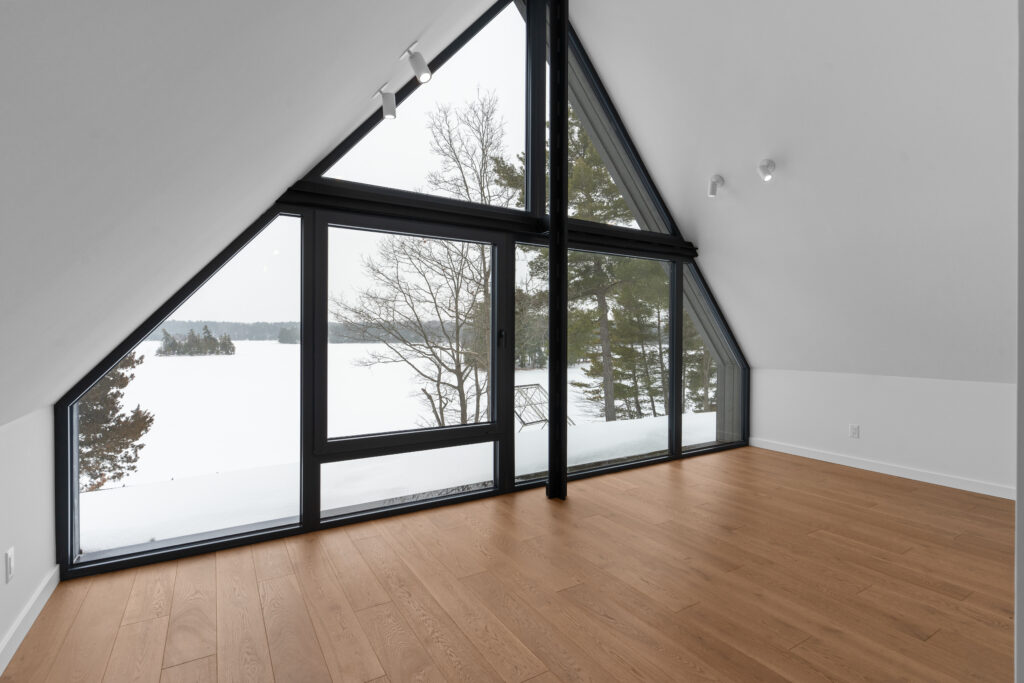 Professional photography of luxury Kingston home with large windows